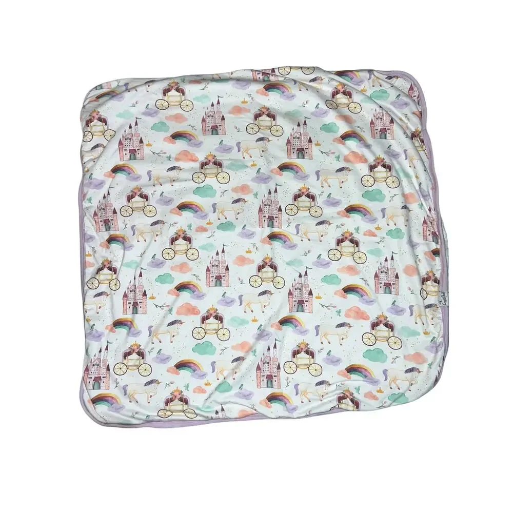 Copper Pearl Hooded Bath Towel Castle Princess rainbow